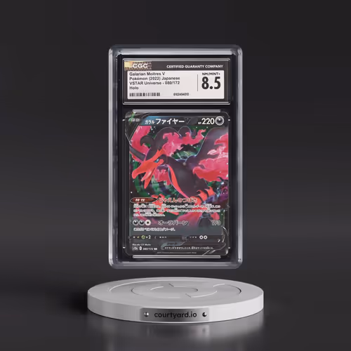2022 VSTAR Universe #080/172 Galarian Moltres V - Holo (CGC 8.5 NM-MT+)