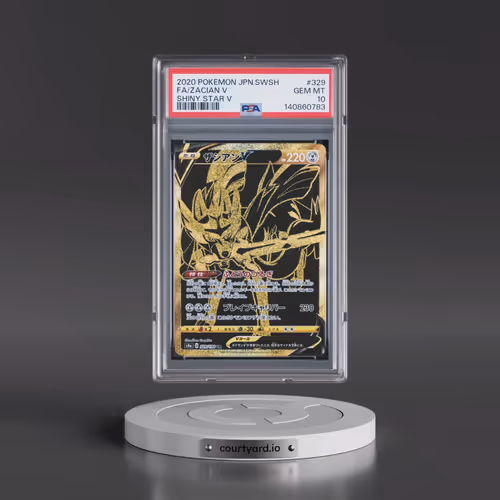 2020 Pokémon Sword & Shield Shiny Star V #329 Zacian V - Holo Full Art (PSA 10 GEM MINT)