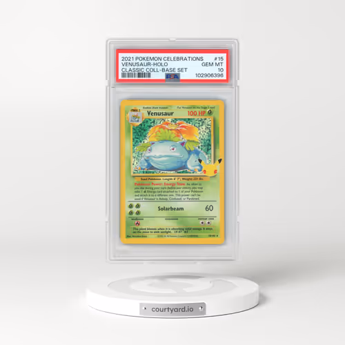 2021 Pokémon Celebrations Classic Collection #15 Venusaur - Holo (PSA 10 GEM MINT)