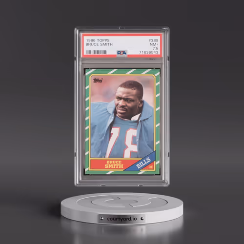 1986 Topps #389 Bruce Smith (PSA 7.5 NM+)