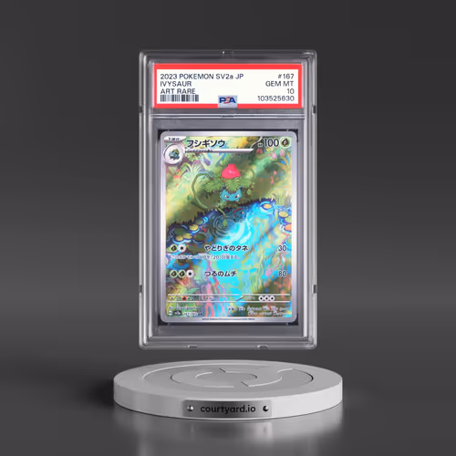 2023 Pokémon Sv2a-Pokemon 151 #167 Ivysaur - Art Rare (PSA 10 GEM MINT)