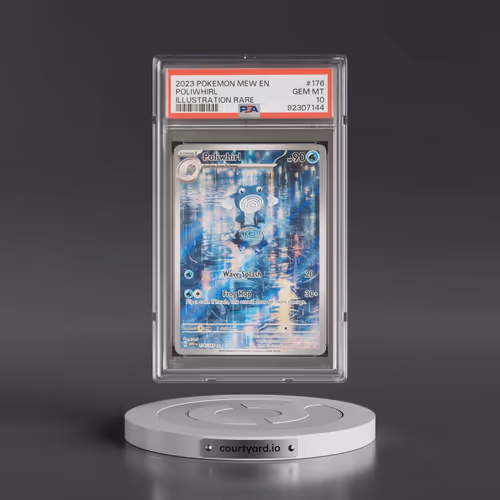 2023 Pokémon Mew EN-151 #176 Poliwhirl - Illustration Rare (PSA 10 GEM MINT)