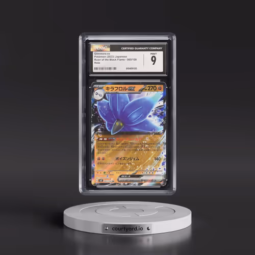 2023 Ruler of the Black Flame #065/108 Glimmora ex - Holo (CGC 9 MINT)