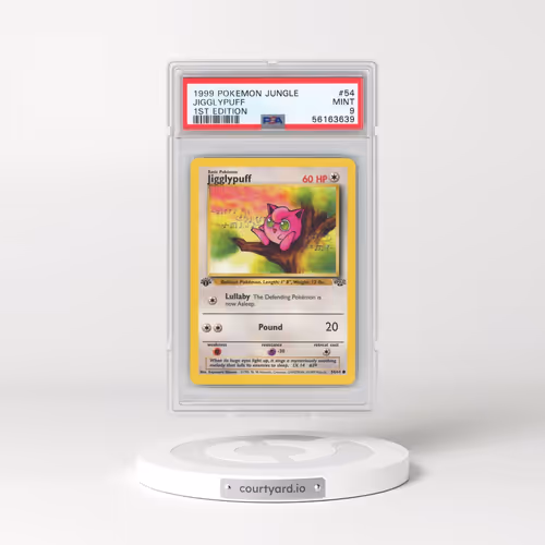 1999 Pokémon Jungle #54 Jigglypuff - 1st Edition (PSA 9 MINT)