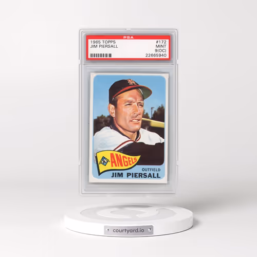 1965 Topps #172 Jim Piersall (PSA 9 MINT)
