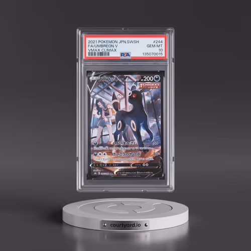 2021 Pokémon Sword & Shield Vmax Climax #244 Umbreon V - Holo Full Art (PSA 10 GEM MINT)