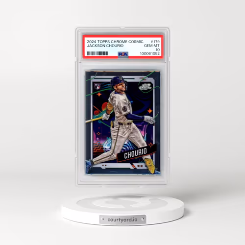2024 Topps Chrome Cosmic #179 Jackson Chourio (PSA 10 GEM MINT)