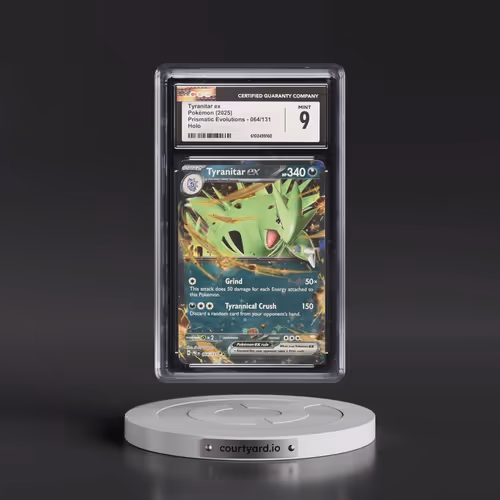 2025 Prismatic Evolutions - PRE EN #064/131 Tyranitar ex - Holo (CGC 9 MINT)
