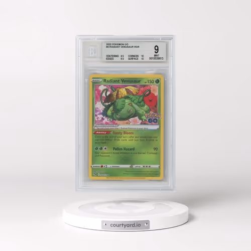 2022 Pokémon GO #004 Radiant Venusaur - Holo (BGS 9 MINT)