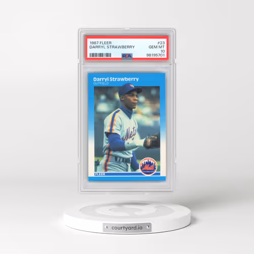 1987 Fleer #23 Darryl Strawberry (PSA 10 GEM MINT)