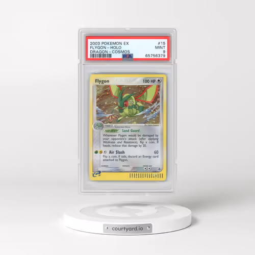 2003 Pokémon EX Dragon #15 Flygon - Holo Cosmos (PSA 9 MINT)