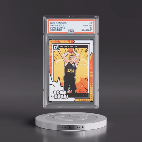 2024 Panini Donruss Bomb Squad #2 Nikola Jokic (PSA 10 GEM MINT)