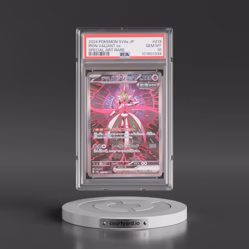 2024 Pokémon Sv8a-Terastal Fest EX #213 Iron Valiant EX - Holo Special Art Rare (PSA 10 GEM MINT)