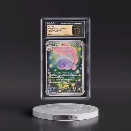 2025 Black Bolt - sv11B #122/086 Musharna - Art Rare Holo (CGC 10 PRISTINE)