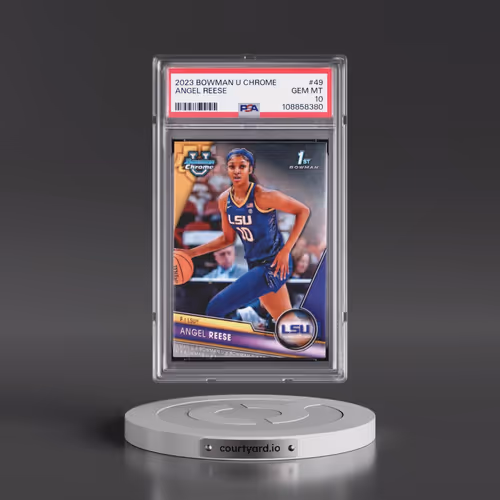 2023 Bowman University Chrome #49 Angel Reese (PSA 10 GEM MINT)