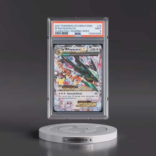 2021 Pokémon Celebrations Classic Collection #76 M Rayquaza EX - Holo (PSA 9 MINT)