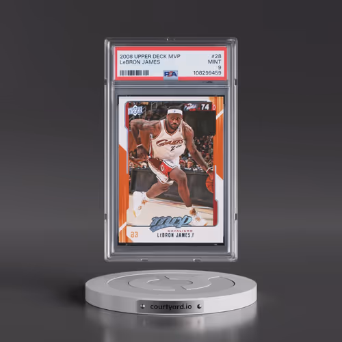 2008 Upper Deck MVP #28 LeBron James (PSA 9 MINT)