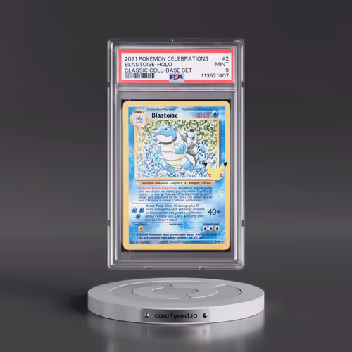 2021 Pokémon Celebrations Classic Collection #2 Blastoise - Holo (PSA 9 MINT)