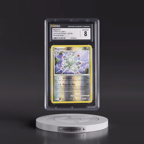 2007 Diamond & Pearl #54/130 Magneton - Reverse Holo (CGC 8 NM-MT)