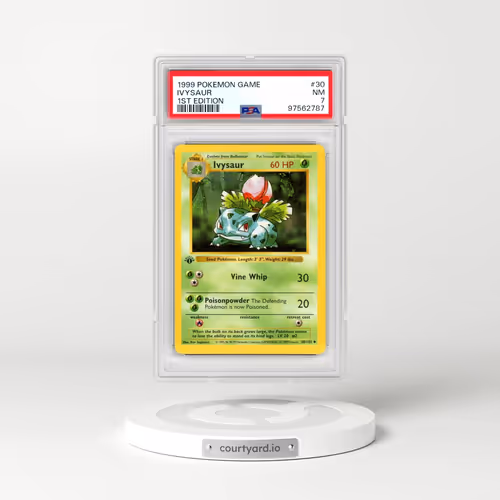1999 Pokémon Game #30 Ivysaur - 1st Edition (PSA 7 NM)