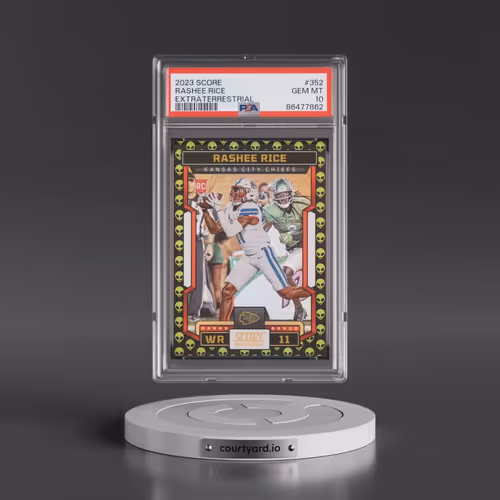 2023 Panini Score #352 Rashee Rice - Extraterrestrial (PSA 10 GEM MINT)