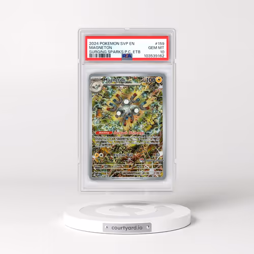 2024 Pokémon Svp EN-SV Black Star Promo #159 Magneton - Surging Sparks Pokemon Center Elite Trainer