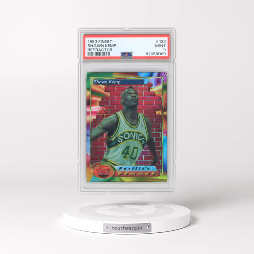 1993 Finest #123 Shawn Kemp - Refractor (PSA 9 MINT)