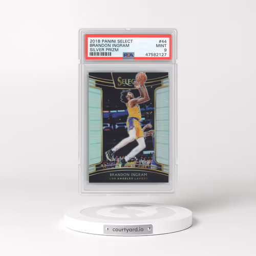 2018 Panini Select #44 Brandon Ingram - Silver Prizm (PSA 9 MINT)