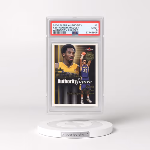 2000 Fleer Authority Authority Figures #2 K.Bryant/M.Madsen - Authority Figures (PSA 9 MINT)