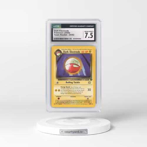 1999 Team Rocket #34 Dark Electrode (CGC 7.5 NM+)