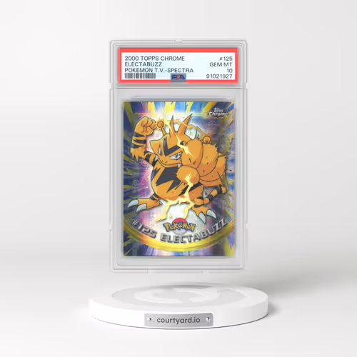 2000 Topps Chrome Pokémon T.V. #125 Electabuzz - Spectra (PSA 10 GEM MINT)