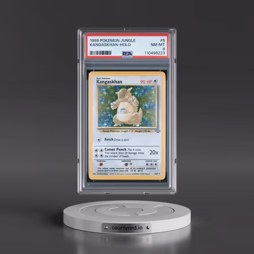 1999 Pokémon Jungle #5 Kangaskhan - Holo (PSA 8 NM-MT)