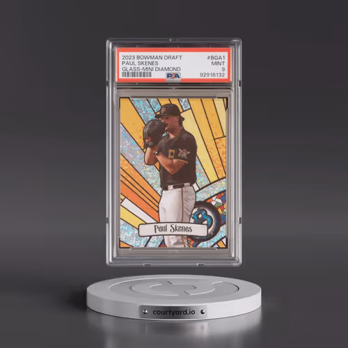 2023 Bowman Draft Bowman Glass #BGA1 Paul Skenes - Mini Diamond (PSA 9 MINT)