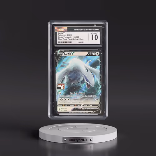 2022 Silver Tempest #138/195 Lugia V - Play! Pokémon Prize Pack Series Holo (CGC 10 GEM MINT)