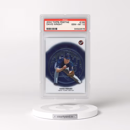 2002 Topps Pristine #166 David Wright (PSA 10 GEM MINT)