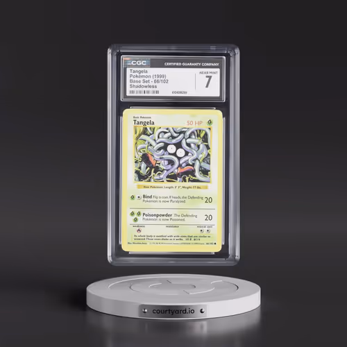 1999 Base Set #66/102 Tangela - Shadowless Shadowless (CGC 7 NM)