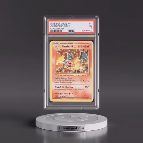 2016 Pokémon XY Evolutions #11 Charizard - Holo (PSA 7 NM)
