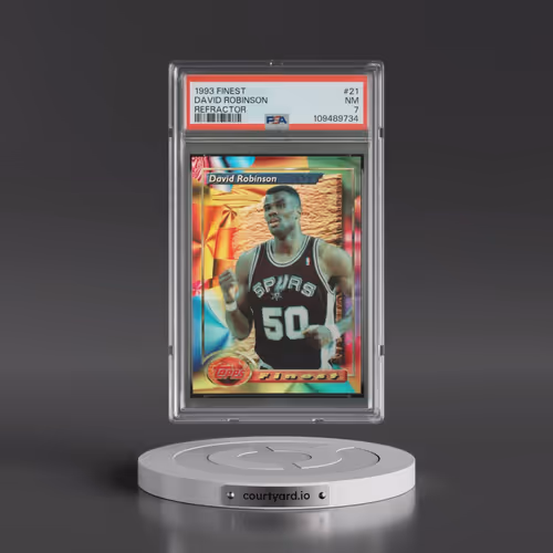 1993 Finest #21 David Robinson - Refractor (PSA 7 NM)