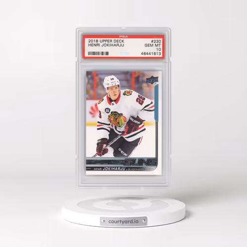 2018 Upper Deck #230 Henri Jokiharju (PSA 10 GEM MINT)
