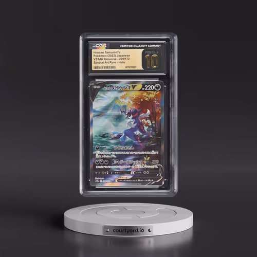 2022 VSTAR Universe #229/172 Hisuian Samurott V - Special Art Rare Holo (CGC 10 PRISTINE)