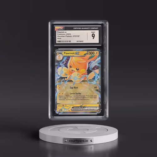 2023 Obsidian Flames - OBF EN #073/197 Pawmot ex - Holo (CGC 9 MINT)