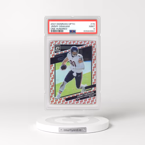 2021 Panini Donruss Optic #78 Jimmy Graham - One Hundred (PSA 9 MINT)
