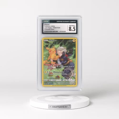 2022 Lost Origin #TG05/TG30 Pikachu - Character Rare (CGC 8.5 NM-MT+)
