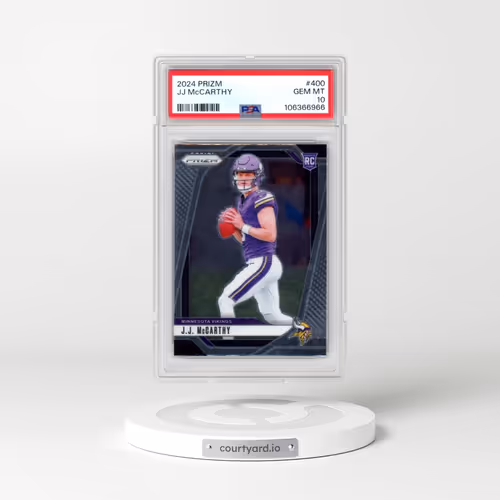 2024 Panini Prizm #400 JJ McCarthy (PSA 10 GEM MINT)