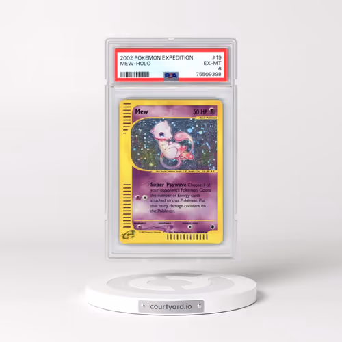 2002 Pokémon Expedition #19 Mew - Holo (PSA 6 EX-MT)