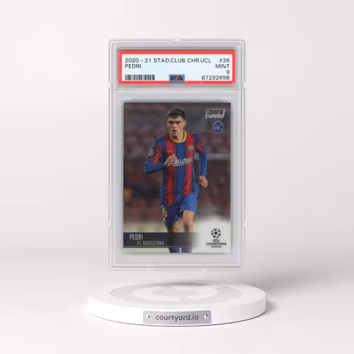 2020 Stadium Club Chrome UEFA Champions League #26 Pedri (PSA 9 MINT)