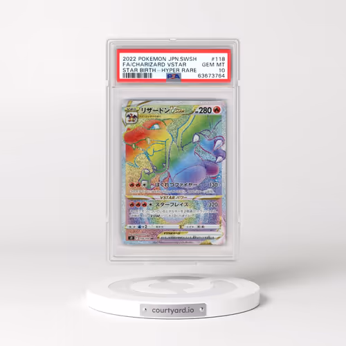 2022 Pokémon Sword & Shield Star Birth #118 Charizard Vstar - Full Art Hyper Rare (PSA 10 GEM MINT)