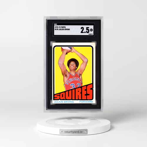 1972 Topps #195 Julius Erving (SGC 2.5 GOOD+)