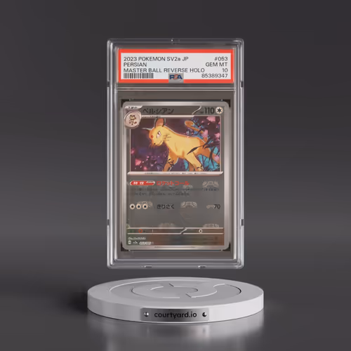 2023 Pokémon Sv2a-Pokémon 151 #053 Persian - Reverse Holo Master Ball (PSA 10 GEM MINT)