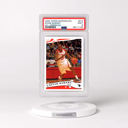 2006 Topps McDonald's All American #B19 Kevin Durant (PSA 9 MINT)